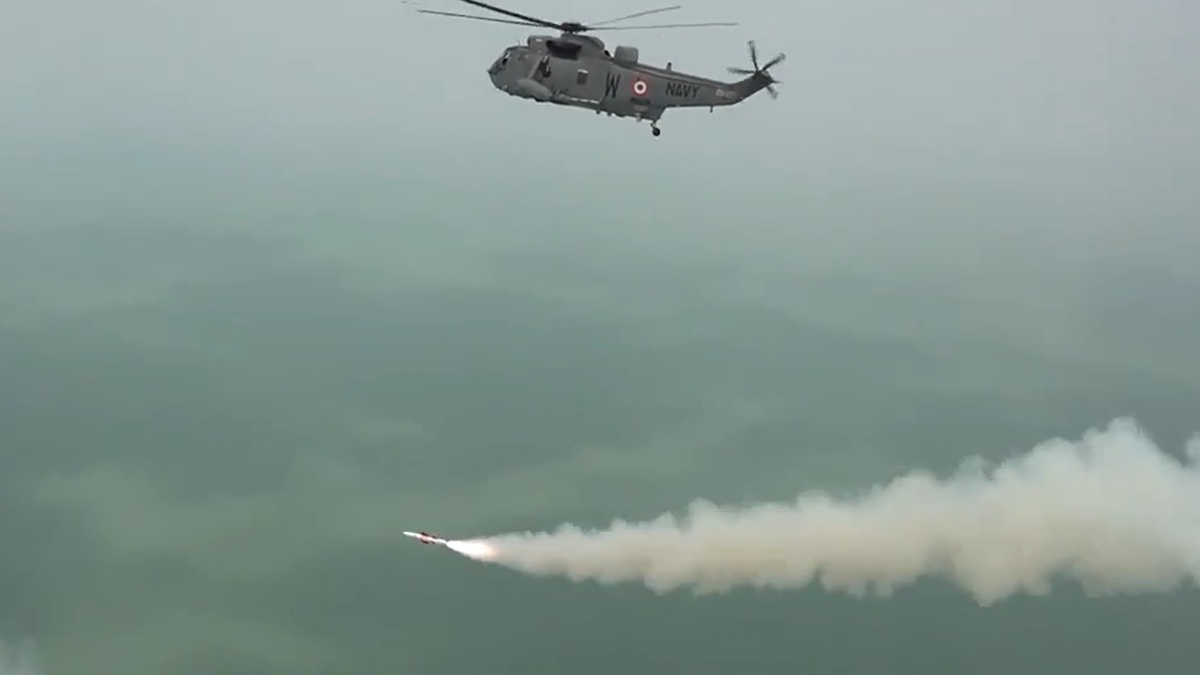 DRDO, Indian Navy conduct maiden salvo launch of Naval Anti-Ship Missile (Short Range)