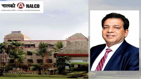 Alt="NALCO annual result shares dividend NALCO CMD"