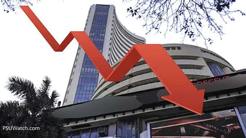 Alt="Share market followed cues of global instability"