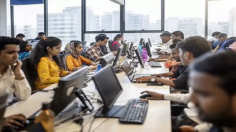 Alt="India Services PMI April"
