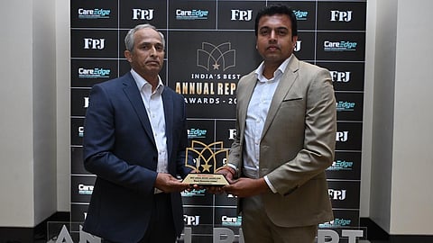 ## BEL wins Free Press Journal & CareEdge Annual Report Award