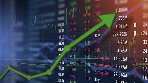 Alt="sensex climbs nifty up market update"