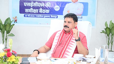 Alt="Union Minister of State for Coal and Mines Satish Chandra Dubey "