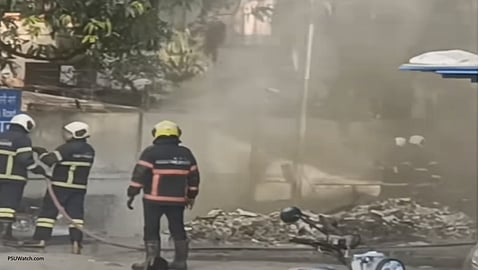 Alt="Mahanagar Gas pipeline leak mumbai Dadar"