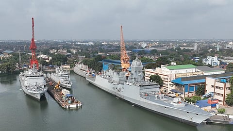 PM Modi commissions three GRSE-built warships into Indian Navy