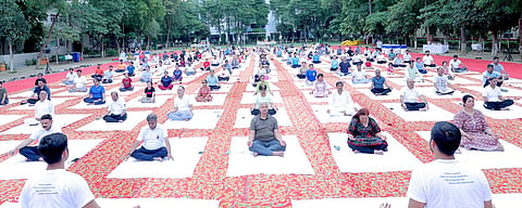 Power Grid celebrates 12th International Day of Yoga