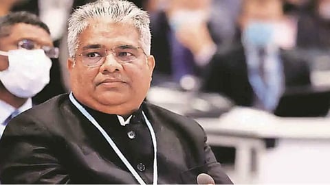 Alt="Three aides of Environment Minister Bhupender Yadav removed"
