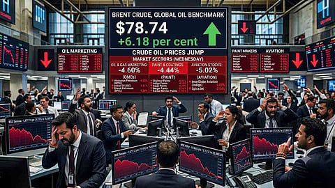 Alt="stock market crude oil"