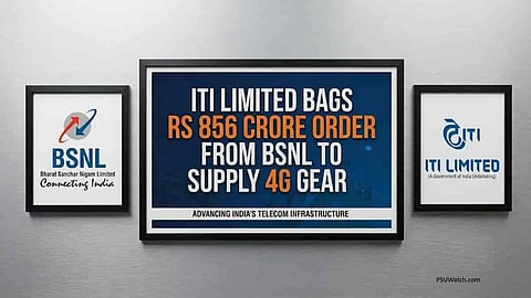 Alt="ITI Limited gets new order to supply 4G gears to BSNL"