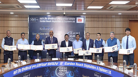 GRSE marks Navratna status with release of commemorative Special Cover