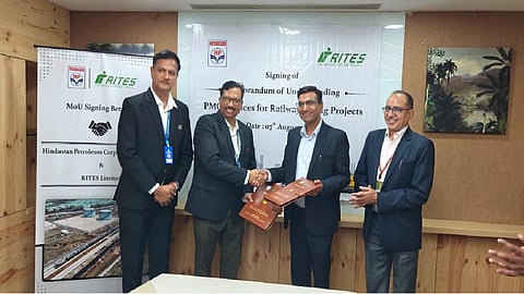 RITES, HPCL sign MoU for rail infrastructure consultancy across petroleum facilities