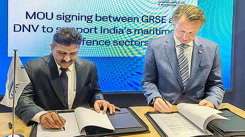 GRSE, DNV sign MoU to advance digital, green and high-tech shipbuilding