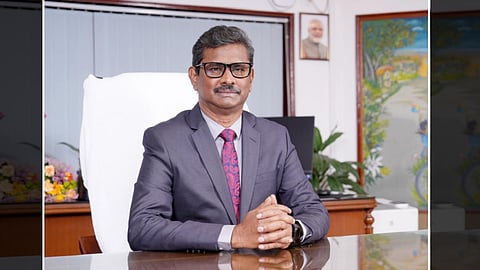 Alt="N Franklin Jayakumar assumes charge as CMD of NCL"