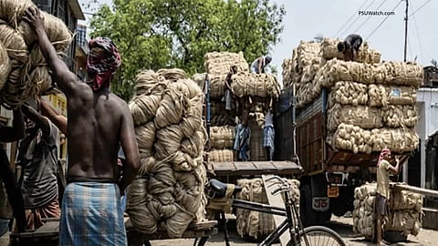 Alt="West Bengal has sought centre's help for revision of jute bag prices as mills face wage"