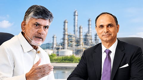 Alt="Andhra CM asks BPCL to expedite Rs 1.45 lakh crore refinery-cum-petrochemical project"