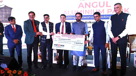 Alt="NALCO pays record Rs 1,083.06 crore dividend to Govt"