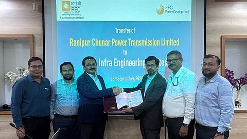 Alt="RECPDCL hands over Ranipur Chunar power transmission SPV to HG Infra Engineering"