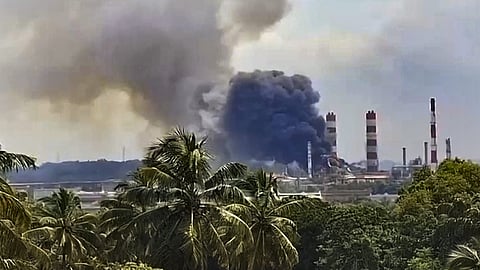 Alt="MRPL reports fire after rupture of high-pressure cold separator at Coker Hydrotreater Unit"