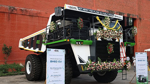Alt="BEML Electric Dump Truck"