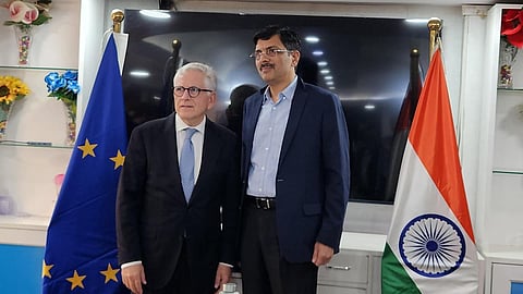 Alt="India, EU agree to continue dialogue on carbon markets and CBAM methodologies: Power Ministry"