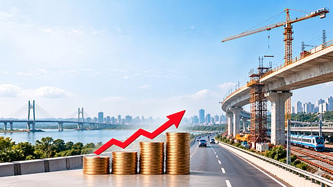 Alt="Infrastructure project costs rise by Rs 3.22 lakh crore, government report shows"