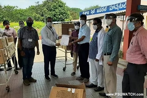 RINL-VSP gets oxygen concentrators from GPTA, USA