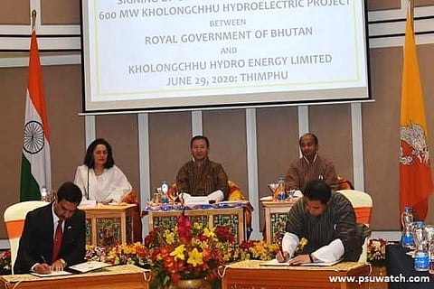 SJVN’s JV KHEL signs concession agreement with the Govt of Bhutan