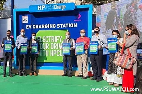 HPCL boosts up electric mobility ecosystem by launching new range of EV chargers
