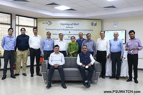 SECI and NCRTC sign MoU to increase renewable energy usage