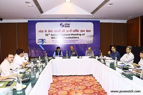 IREDA declares dividend of Rs 128 crore at 32nd AGM
