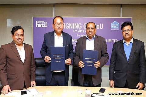 NBCC signs MoU with its subsidiary HSCL