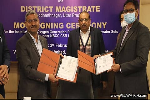 CSR: NBCC to install 2 oxygen generation Plants in Siddharthnagar