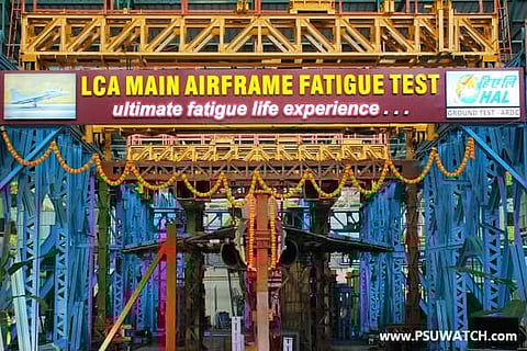 HAL commences main Airframe Fatigue Test of LCA Mk1