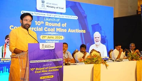G Kishan Reddy launches 10th tranche of commercial coal block auction