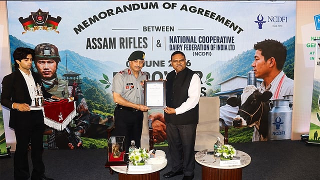 NCDFI, Assam Rifles sign dairy supply pact to support Northeast farmers