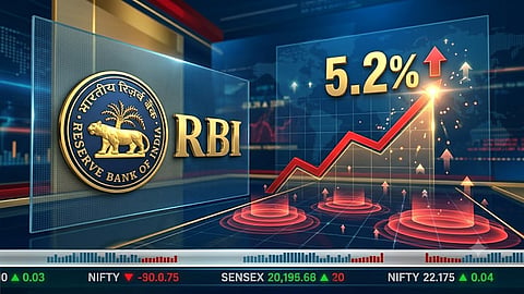 RBI raises inflation forecast to 5.2%, flags widening price pressures