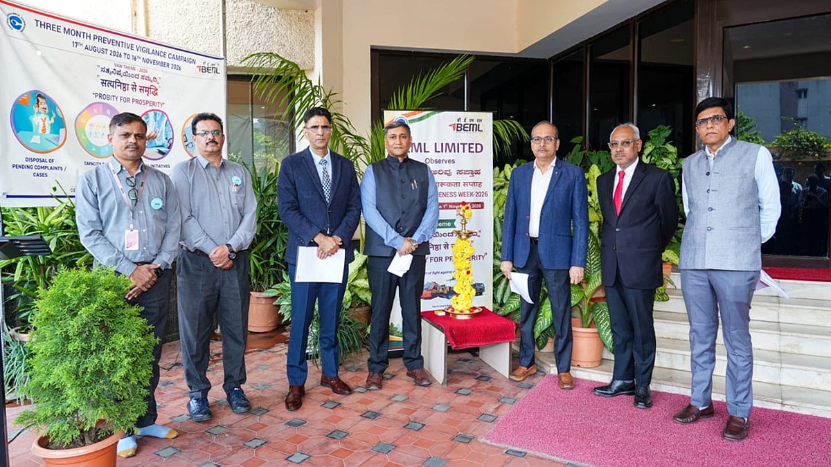 Pledge Image Formal BEML observes Vigilance Awareness Week 2026, administers integrity pledge