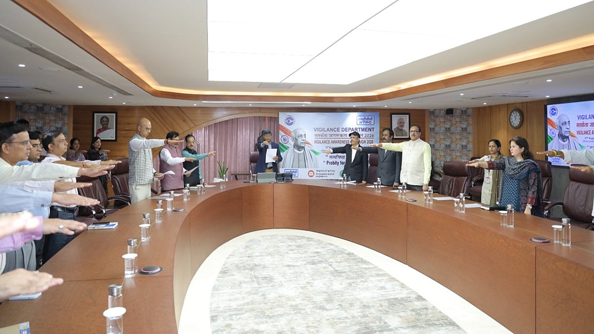 Integraty Image NTPC observes Vigilance Awareness Week 2026; CMD Gurdeep Singh ...