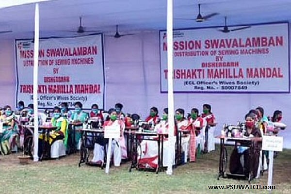 CSR: ECL distributes 50 sewing machines among women