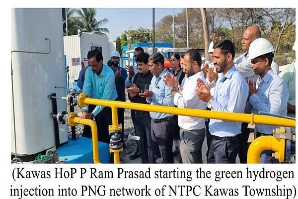 NTPC starts India’s 1st green hydrogen blending operation in PNG network