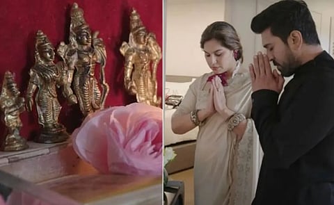 Ram Charan takes 'Ram Ka Mandir' with him everywhere, took blessings even before Oscar, watch video