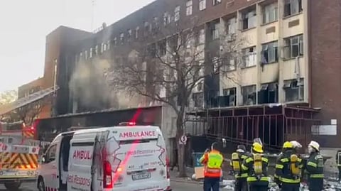 Johannesburg Massive Fire Accident 38 Kills