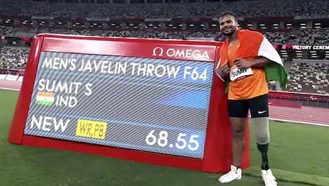 टोकियो पॅरालिम्पिक : सुमित अंतिल याची भालाफेक स्पर्धेत सुवर्णपदकाला गवसणी