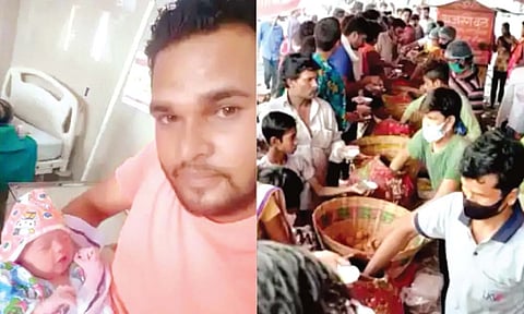 मुलीच्या जन्माच्या आनंदात वाटली ५० हजार पाणीपुरी!