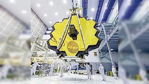 जेम्स वेब स्पेस टेलिस्कोप ही अंतराळात जाण्यास सज्ज