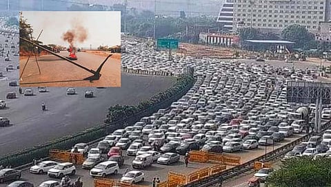 Bharat Bandh : शेतकऱ्यांच्या एल्गारामुळे राजधानी दिल्लीची अभूतपूर्व कोंडी ! वाहतूक कोलमडली