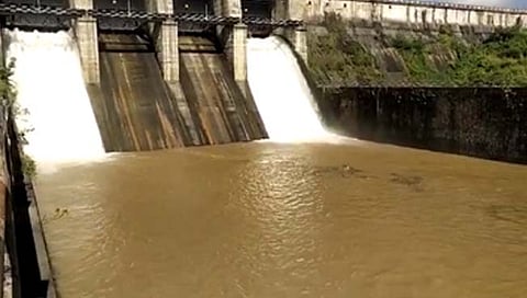 कण्हेर धरण : पाणलोट क्षेत्रात जोरदार पाऊस; धरणातून तिसऱ्यांदा पाणी सोडले