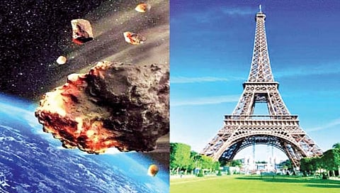 पृथ्वी कडे येत आहे आयफेल टॉवरइतक्या आकाराचा लघुग्रह