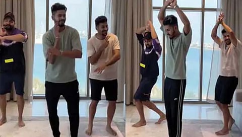 Nagin Dance : श्रेयस-रोहित-शार्दुलचा नागिन डान्स, ‘शहरी बाबू’ गाण्यावर थिरकले!