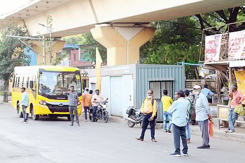 Pimpri: Private vehicles ply through the city
